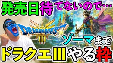 【ドラクエⅢ】HD2D発売日11/14まで到底待てないので、ゾーマクリアまで一気にやる枠