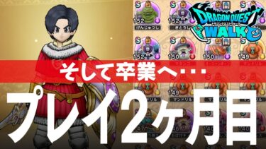 ドラクエウォーク  プレイ開始2ヶ月の状況、そして卒業へ・・・ 課金額、装備やこころの所持状況、各種データなど ドラクエウォーク