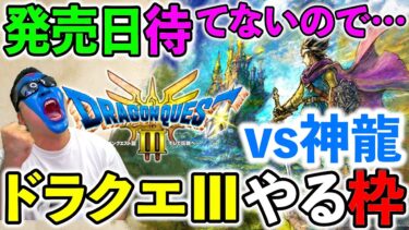 【ドラクエⅢ】HD2D発売日11/14まで到底待てないので、しんりゅうを倒す！