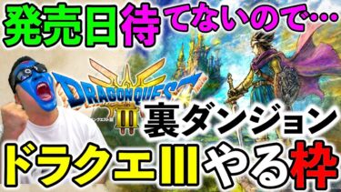 【ドラクエⅢ】HD2D発売日11/14まで到底待てないので、裏ダンジョンに侵入する