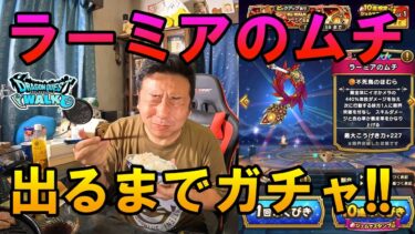 ドラクエウォーク565【ラーミアのムチ欲しい！出るまで引くと願掛けしてガチャした結果！】