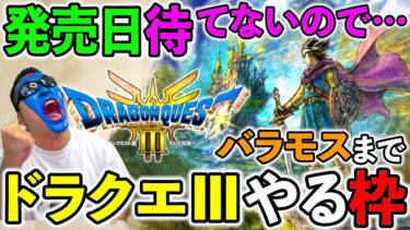【ドラクエⅢ】HD2D発売日11/14まで到底待てないので、バラモスクリアまで一気にやる枠
