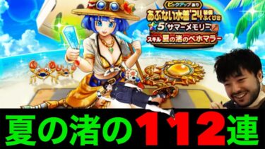 サマーメモリーガチャ１１２連にて夏の思い出を手に入れ・・・！？【ドラクエウォーク】【ドラゴンクエストウォーク】