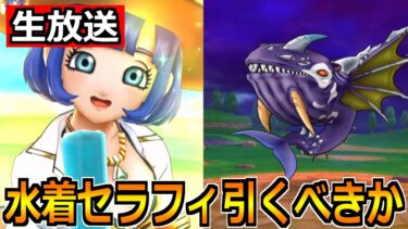 【ドラクエウォーク】水着セラフィガチャは引くべきか語る！だいおうクジラの対策もするぞ！
