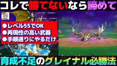 【ドラクエウォーク】どうしてもグレイナルに勝てない方はコノ方法を試してみて下さい。
