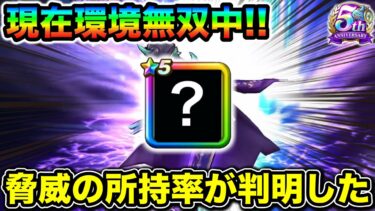 【ドラクエウォーク】※現在環境無双中※界隈がガチャを引きまくっている事が判明しました。所持率◯％超えとるがなww