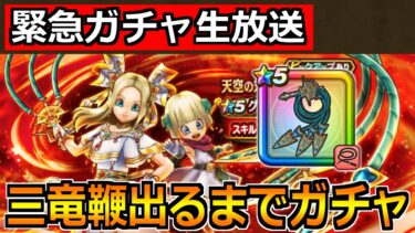 【ドラクエウォーク】グリンガムの三竜鞭が引けるまでタバサ装備ガチャを引く生放送！