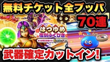 【ドラクエウォーク】武器確定カットインが気持ち良すぎる！？ガチャ無料チケット全ブッパ！