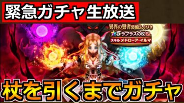 【ドラクエウォーク】ラプラスの杖を引くまで異界の賢者装備ガチャ！今日こそ神引きを！