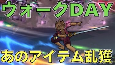 【ドラクエウォーク】ウォークDAYであのアイテムを乱獲しよう！【心珠】