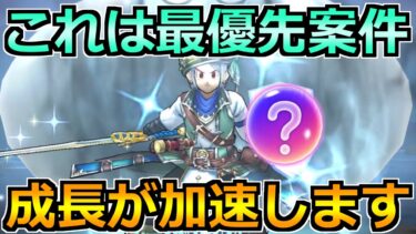【ドラクエウォーク】これを最優先で消化中！成長速度を上げていきましょう！