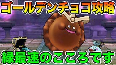 【ドラクエウォーク】ゴールデンチョコ攻略!! これは集めるべき優秀なこころです!!【DQW】
