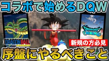 【ドラクエウォーク】ドラゴンボールコラボで始めた方必見!! 序盤に絶対やるべきこと!!【DQW】