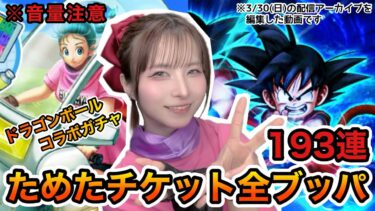 【DQW】元秋葉のメイドが全力でDBコラボガチャ引くよ！【ガチャ】