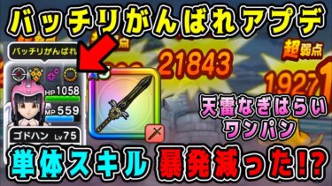 【ドラクエウォーク】バッチリがんばれアプデ。【ルビスの剣】単体スキル暴発減った⁉【DQW】【宝の地図】