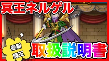 【ドラクエウォーク】『冥王ネルゲル取扱説明書』2025/4/仲間モンスター/グラマス四冠が語るシリーズ/グランドマスター【ファンキーズGAME】