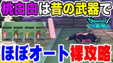 【ドラクエウォーク】最近の武器は必要無し!!誰でも桃白白をほぼオートで討伐可能!!防具アクセ必要無しの裸攻略!!桃白白のほこら