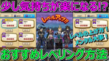 【ドラクエウォーク】少し気持ちが楽になるかもしれないレベリング方法紹介！