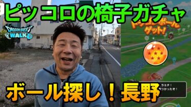 ドラクエウォーク629【ピッコロガチャを引きながらリアルドラゴンボール集めの旅２個め！長野県小海駅！】