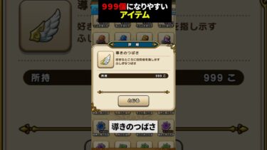 【ドラクエウォーク】９９９個になりやすいアイテム紹介！【ドラゴンクエストウォーク】2025年4月2日