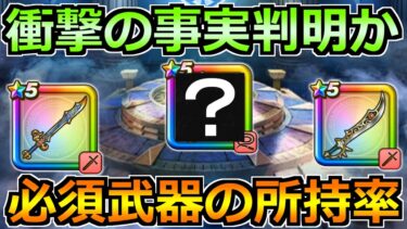 【ドラクエウォーク】ドラゴンボールコラボ終了間近！必須武器の所持率調査やろうか！