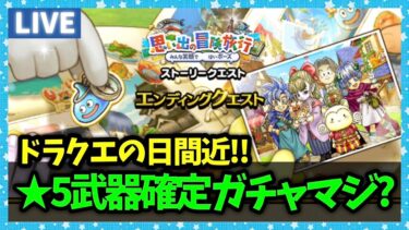 【ドラクエウォーク】無料☆5武器確定ガチャだ…と…？！何当たった？【雑談放送】