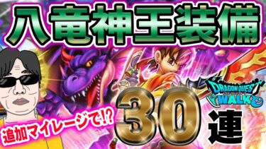 【ドラクエウォーク】追加補助券で・・・!?無課金勇者のドラクエの日記念八竜神王装備ガチャ追加30連で大勝利なるか!?
