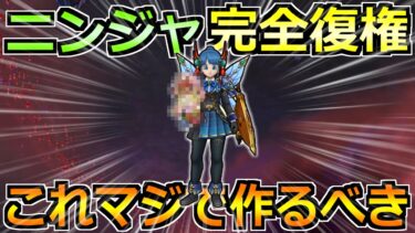 【ドラクエウォーク】ニンジャがここに来て完全復権！最初期より使いやすい使用感へ！