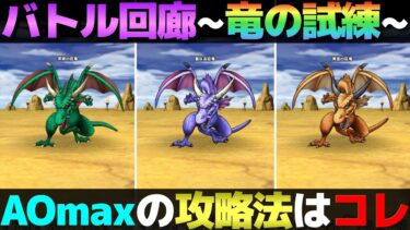 【ドラクエウォーク】バトル回廊〜竜の試練〜攻略。